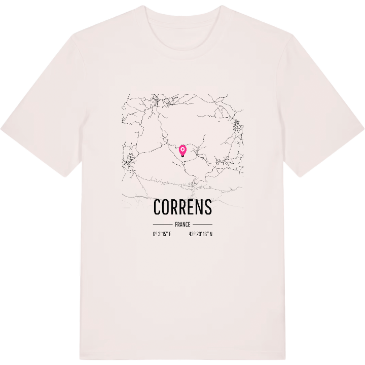 Correns karta t-shirt – t-shirt från PinShirt