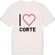 Jag älskar Corte t-shirt stort tryck