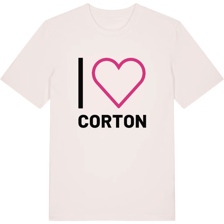 Jag älskar Corton t-shirt stort tryck – t-shirt från PinShirt