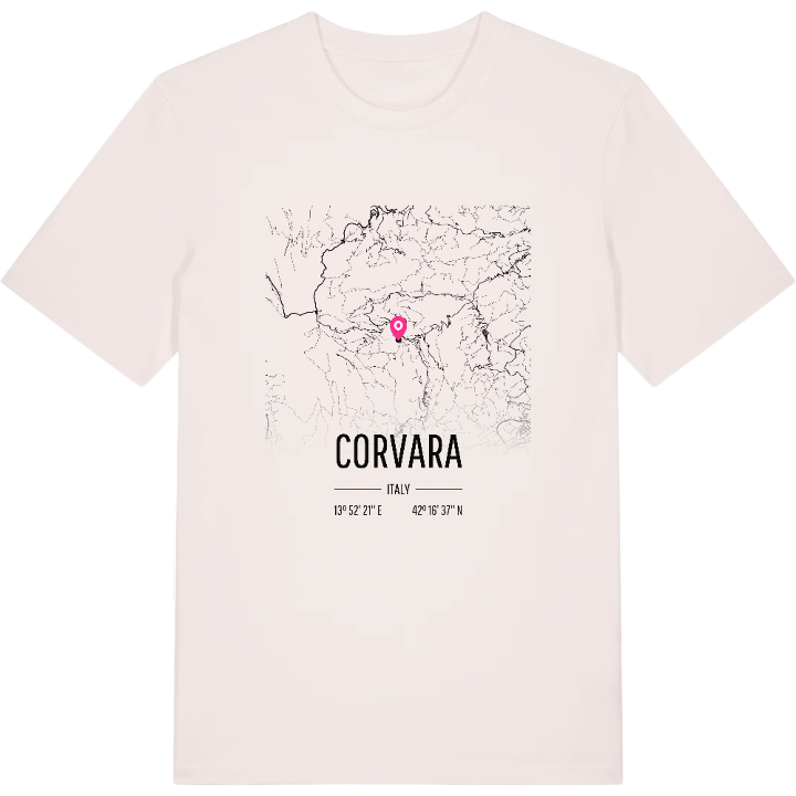Corvara karta t-shirt – t-shirt från PinShirt