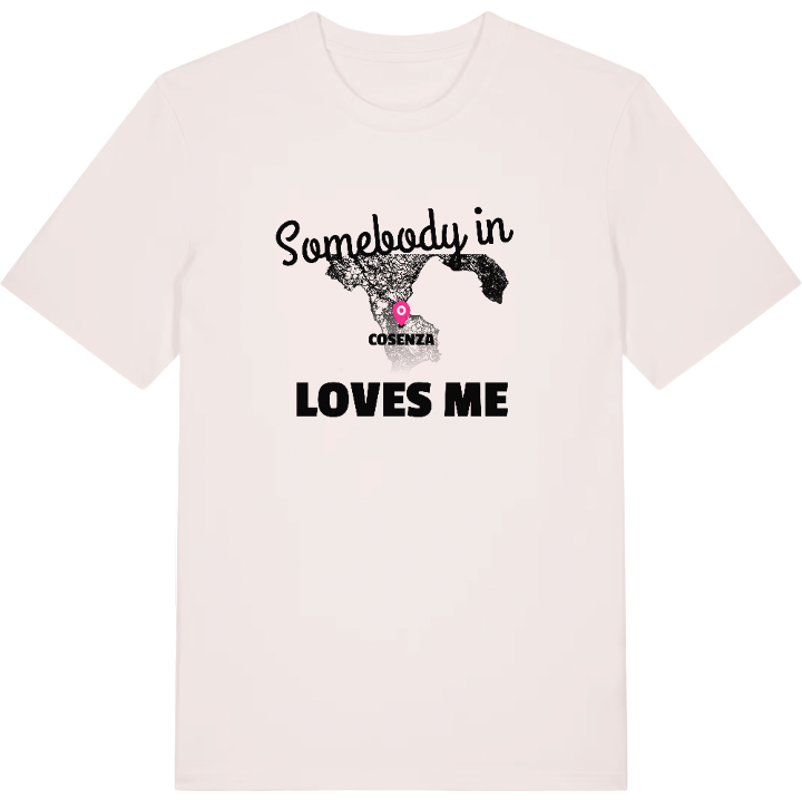 Någon i Cosenza älskar mig t-shirt – t-shirt från PinShirt