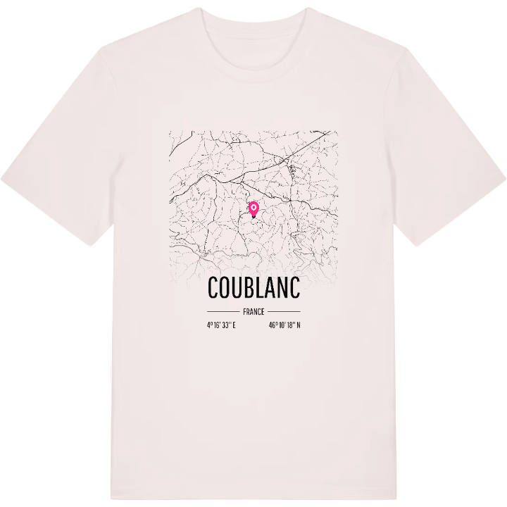 Coublanc karta t-shirt – t-shirt från PinShirt