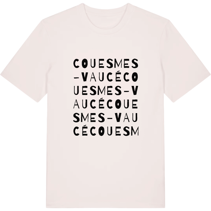Couesmes-Vaucé ordlek t-shirt – t-shirt från PinShirt