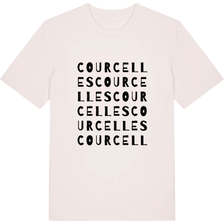 Courcelles ordlek t-shirt – t-shirt från PinShirt