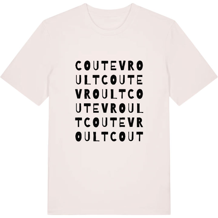 Coutevroult ordlek t-shirt – t-shirt från PinShirt