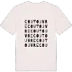 Coutouvre ordlek t-shirt