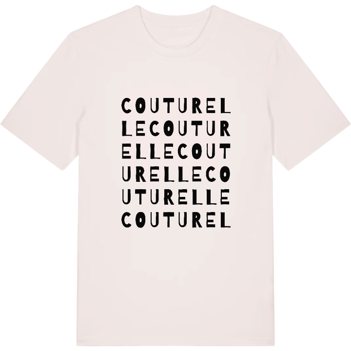 Couturelle ordlek t-shirt – t-shirt från PinShirt