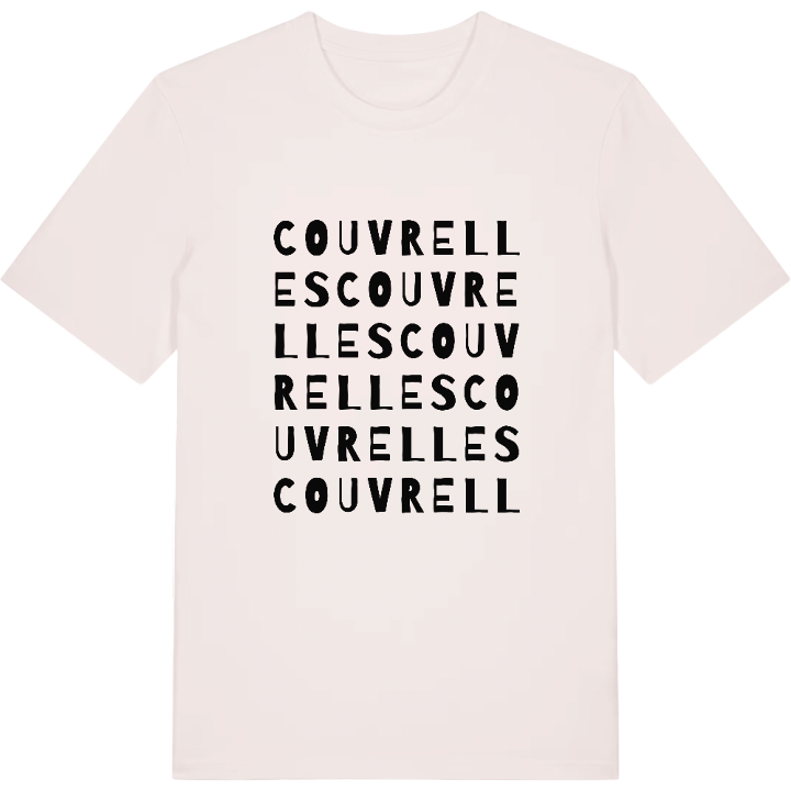 Couvrelles ordlek t-shirt – t-shirt från PinShirt