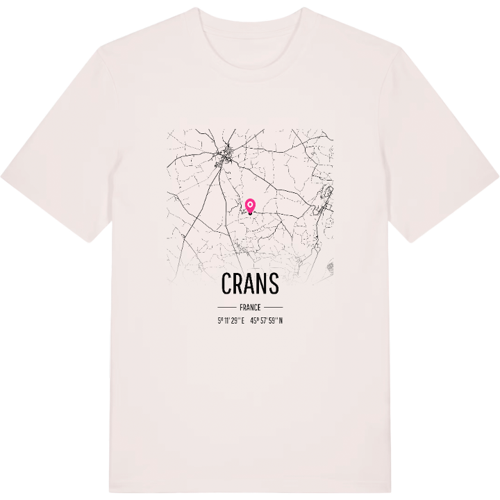 Crans karta t-shirt – t-shirt från PinShirt