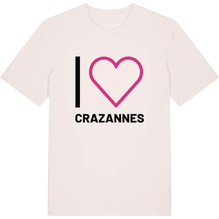 Jag älskar Crazannes t-shirt stort tryck – t-shirt från PinShirt