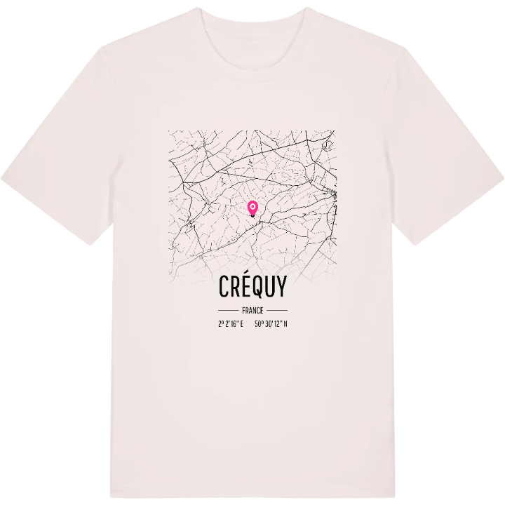 Créquy karta t-shirt – t-shirt från PinShirt