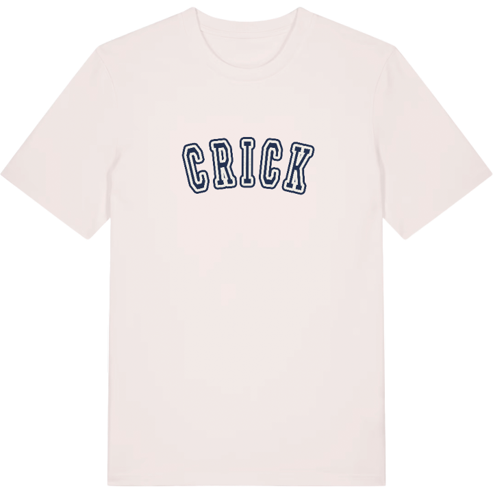 Crick college t-shirt – t-shirt från PinShirt
