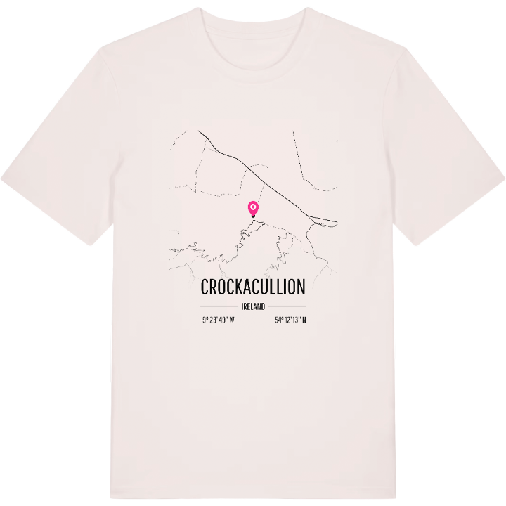Crockacullion karta t-shirt – t-shirt från PinShirt