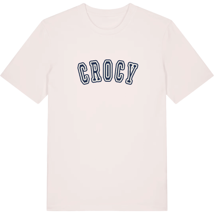 Crocy college t-shirt – t-shirt från PinShirt
