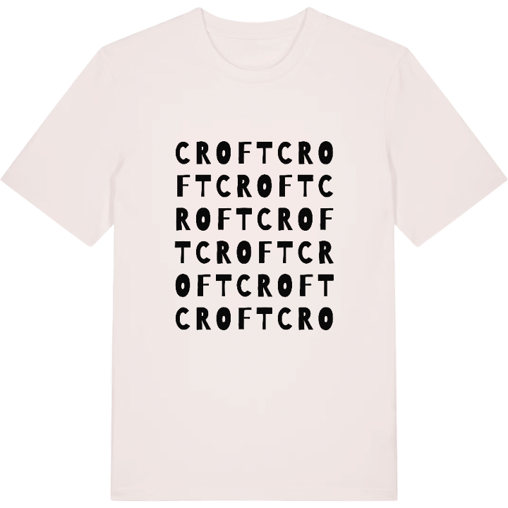 Croft ordlek t-shirt – t-shirt från PinShirt