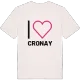 Jag älskar Cronay t-shirt stort tryck