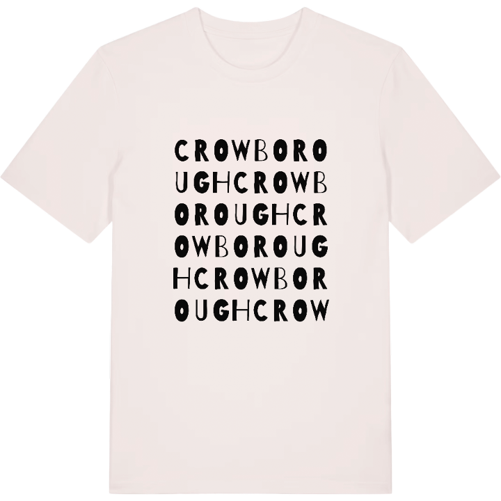 Crowborough ordlek t-shirt – t-shirt från PinShirt