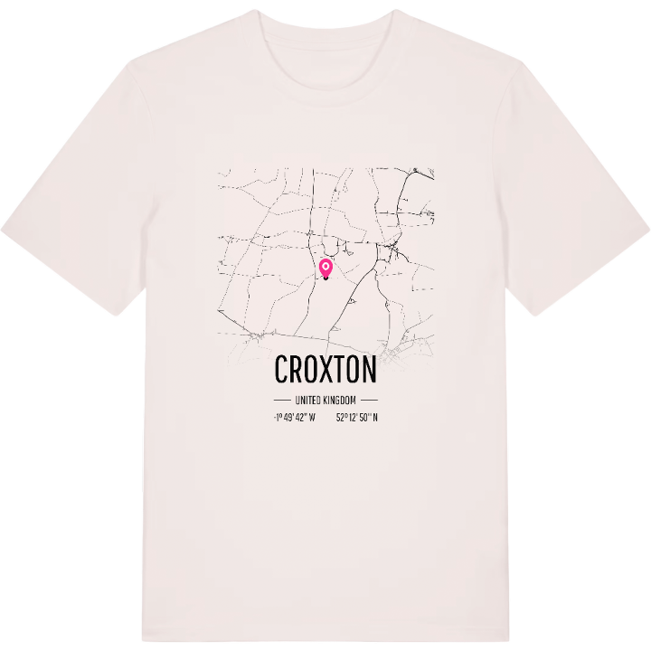 Croxton karta t-shirt – t-shirt från PinShirt