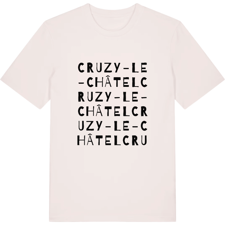 Cruzy-le-Châtel ordlek t-shirt – t-shirt från PinShirt