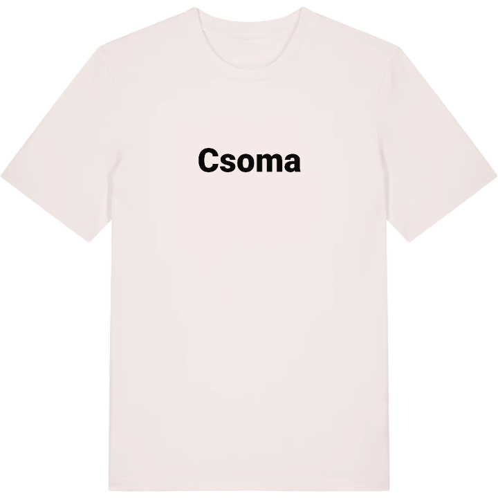 Csoma fetstil t-shirt – t-shirt från PinShirt