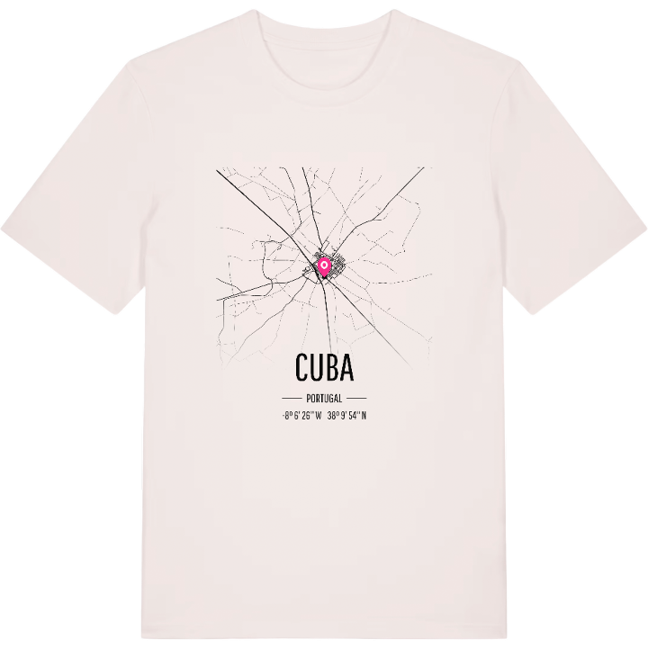 Cuba karta t-shirt – t-shirt från PinShirt