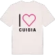 Jag älskar Cuisia t-shirt stort tryck