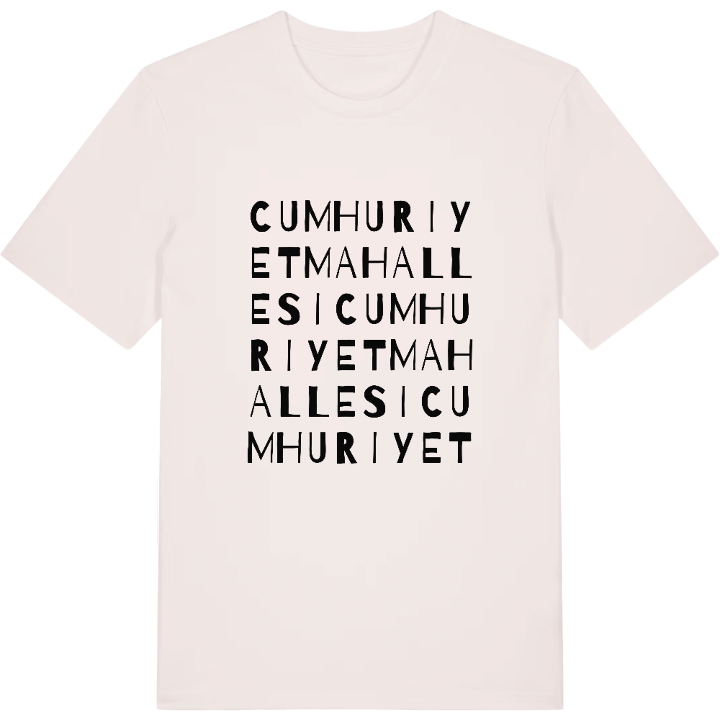 Cumhuriyet Mahallesi ordlek t-shirt – t-shirt från PinShirt