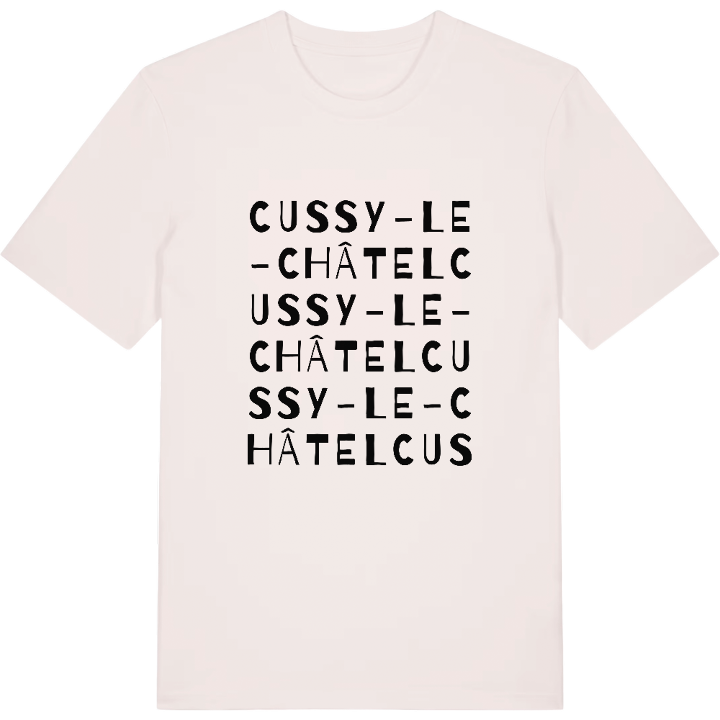 Cussy-le-Châtel ordlek t-shirt – t-shirt från PinShirt