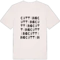 Cutting ordlek t-shirt