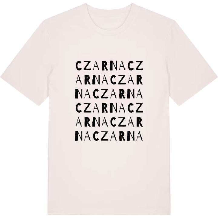 Czarna ordlek t-shirt – t-shirt från PinShirt
