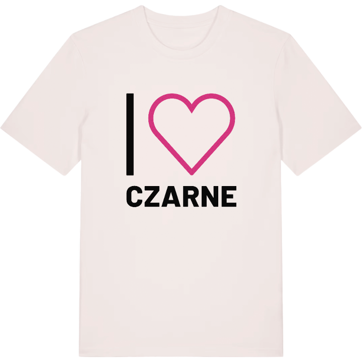 Jag älskar Czarne t-shirt stort tryck – t-shirt från PinShirt