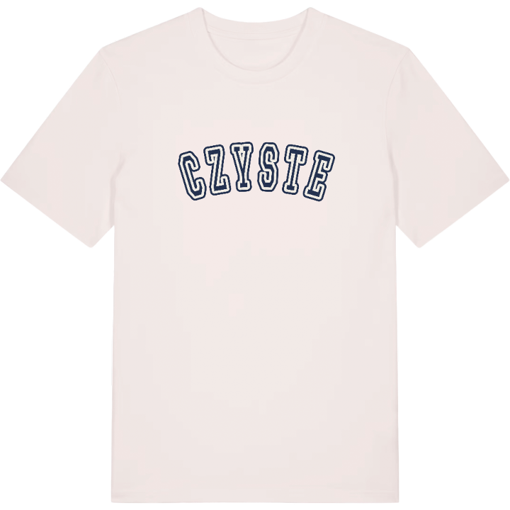 Czyste college t-shirt – t-shirt från PinShirt