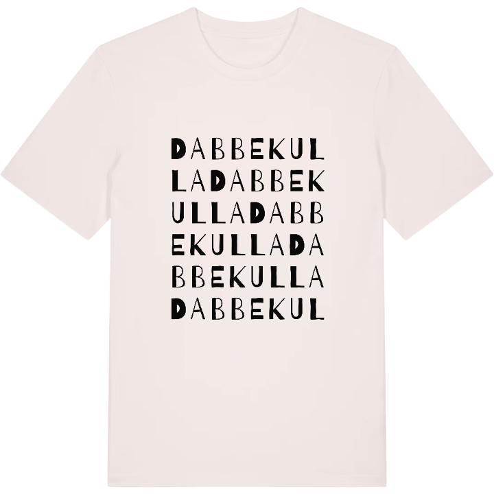 Dabbekulla ordlek t-shirt – t-shirt från PinShirt
