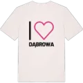 Jag älskar Dąbrowa t-shirt stort tryck