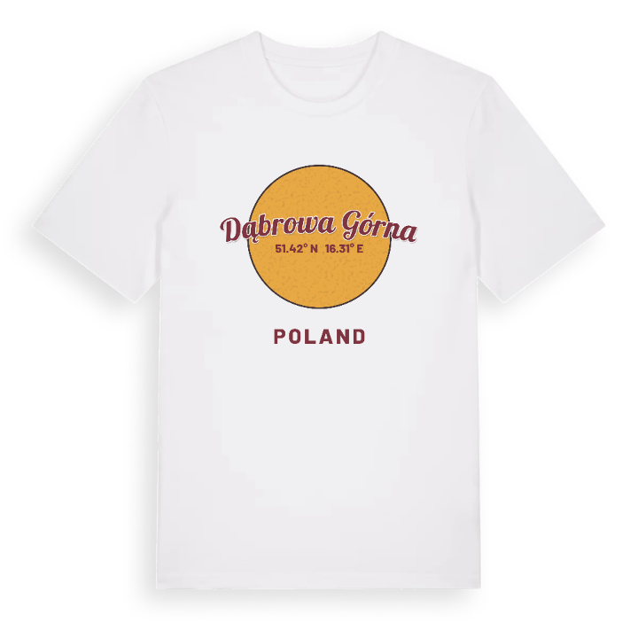 Dąbrowa Górna cirkel t-shirt – t-shirt från PinShirt