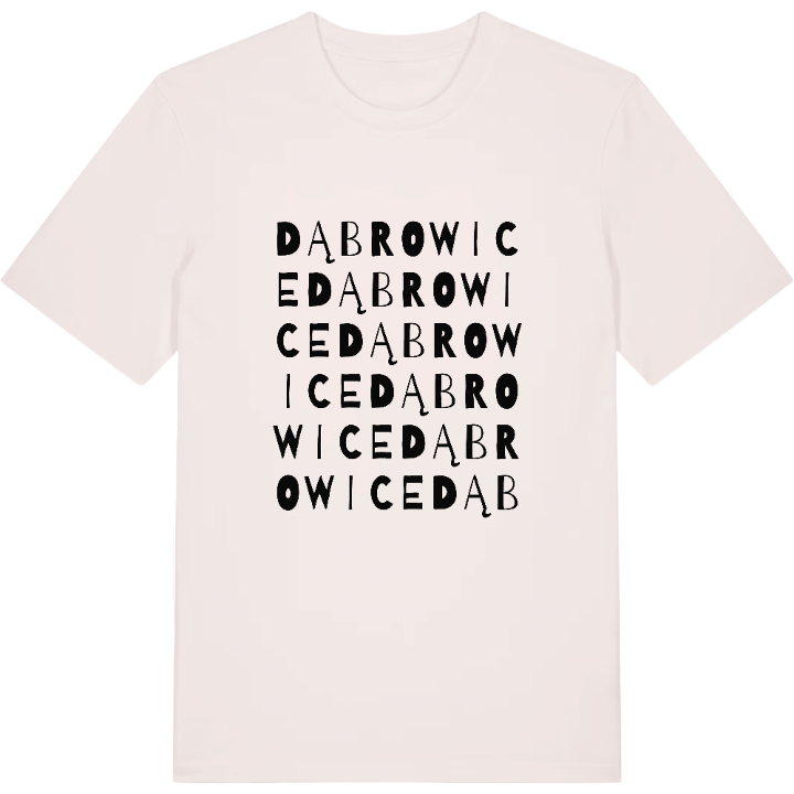Dąbrowice ordlek t-shirt – t-shirt från PinShirt