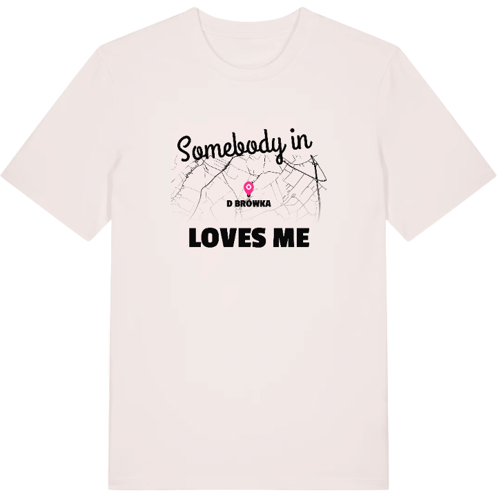 Någon i Dąbrówka älskar mig t-shirt – t-shirt från PinShirt