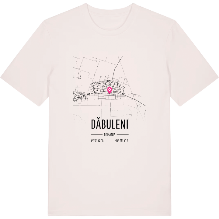 Dăbuleni karta t-shirt – t-shirt från PinShirt