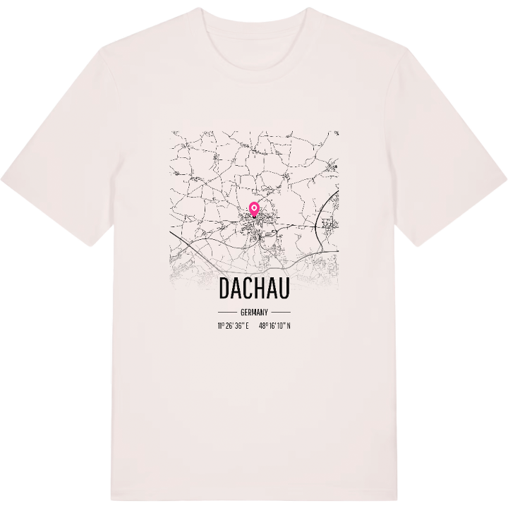 Dachau karta t-shirt – t-shirt från PinShirt