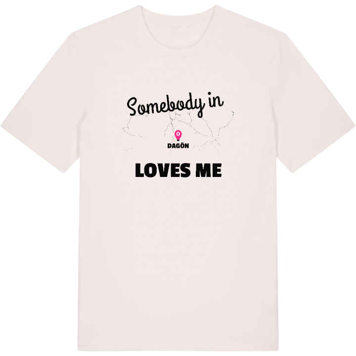 Någon i Dagön älskar mig t-shirt – t-shirt från PinShirt