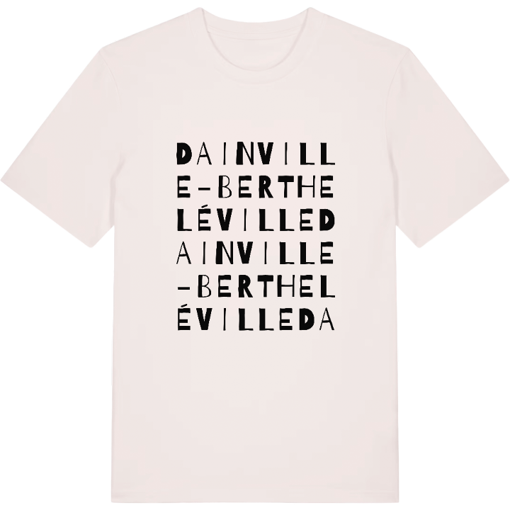 Dainville-Bertheléville ordlek t-shirt – t-shirt från PinShirt