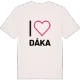 Jag älskar Dáka t-shirt stort tryck