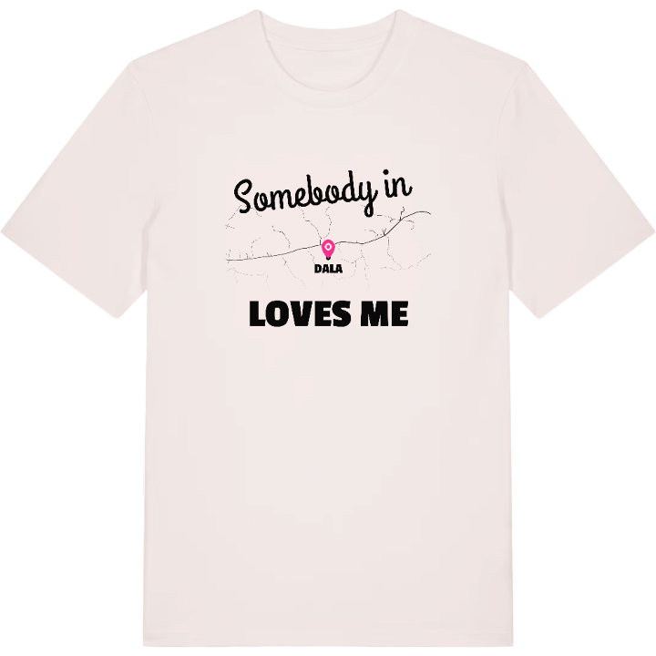 Någon i Dala älskar mig t-shirt – t-shirt från PinShirt