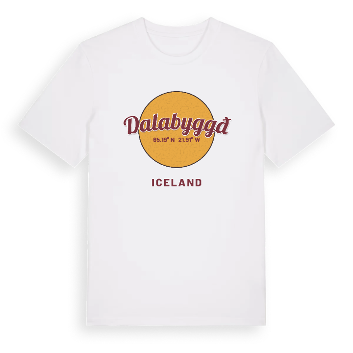 Dalabyggð cirkel t-shirt – t-shirt från PinShirt