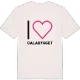 Jag älskar Dalabygget t-shirt stort tryck