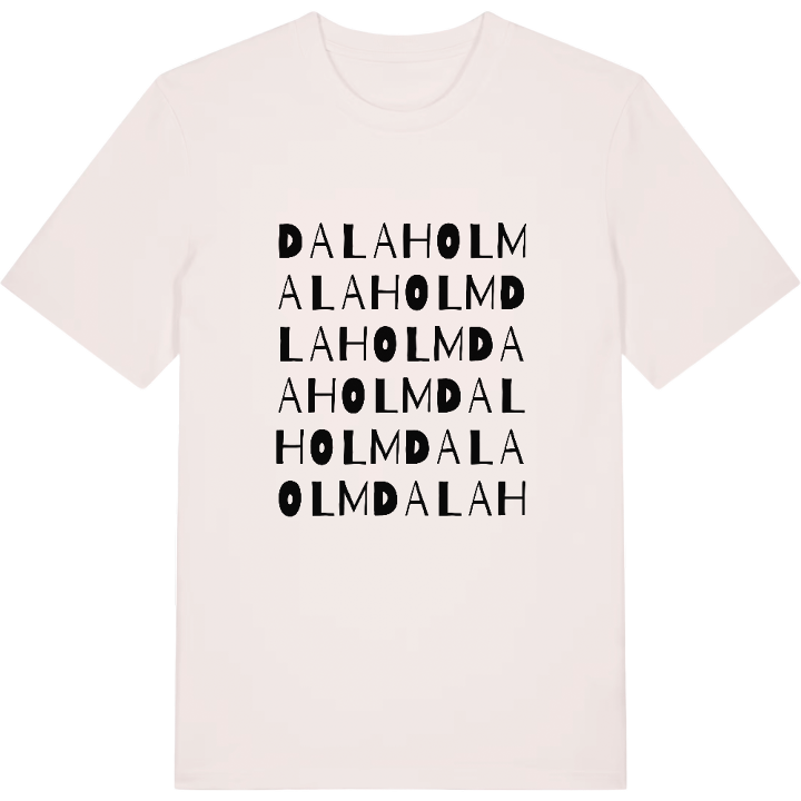 Dalaholm ordlek t-shirt – t-shirt från PinShirt