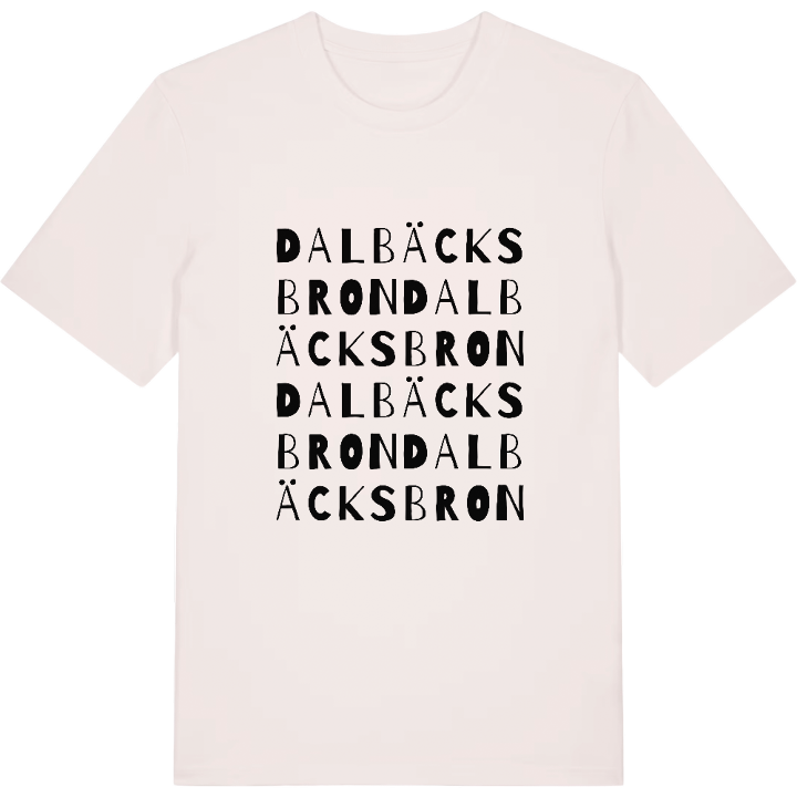 Dalbäcksbron ordlek t-shirt – t-shirt från PinShirt
