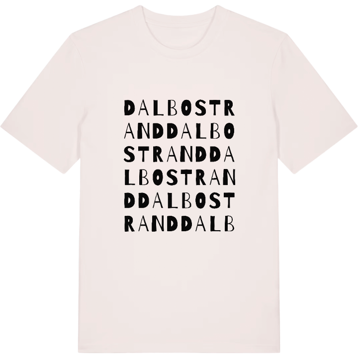 Dalbostrand ordlek t-shirt – t-shirt från PinShirt