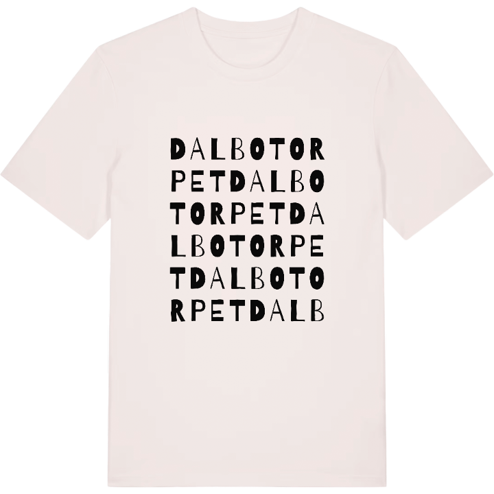 Dalbotorpet ordlek t-shirt – t-shirt från PinShirt
