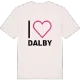 Jag älskar Dalby t-shirt stort tryck